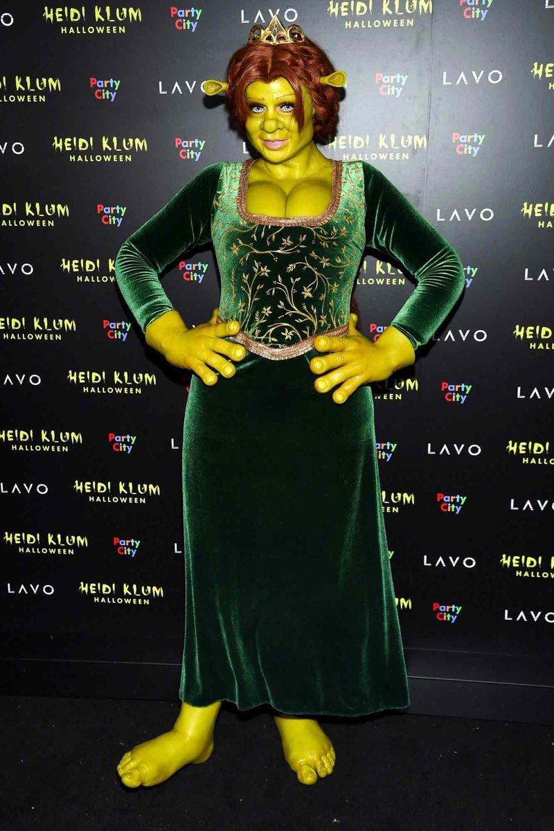 Heidi Klum as Princess Fiona from Shrek
