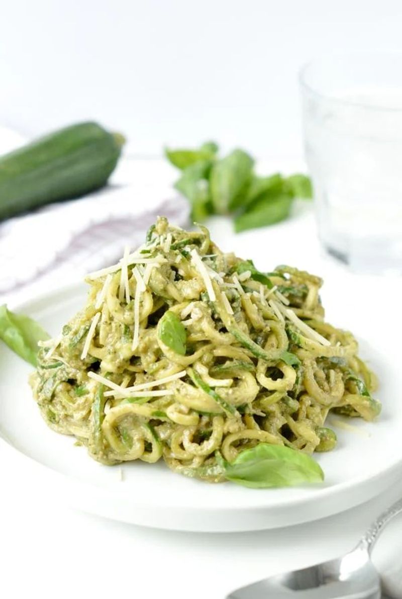 Zucchini Noodles with Pesto