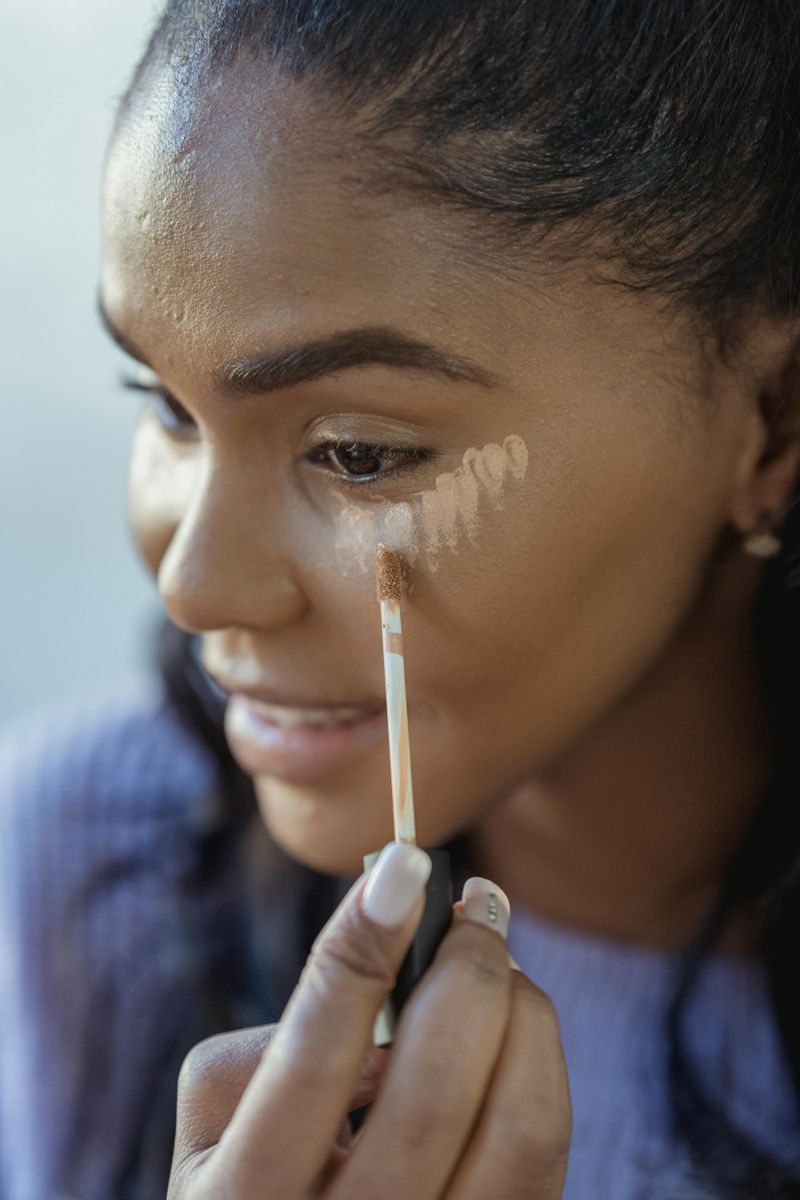 Applying Concealer Too Light