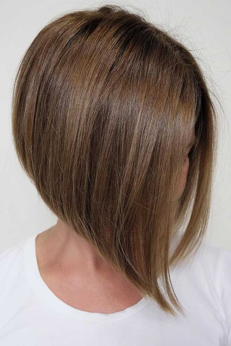 Angled Bob (A-line Bob)