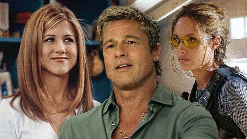 Brad Pitt, Jennifer Aniston & Angelina Jolie