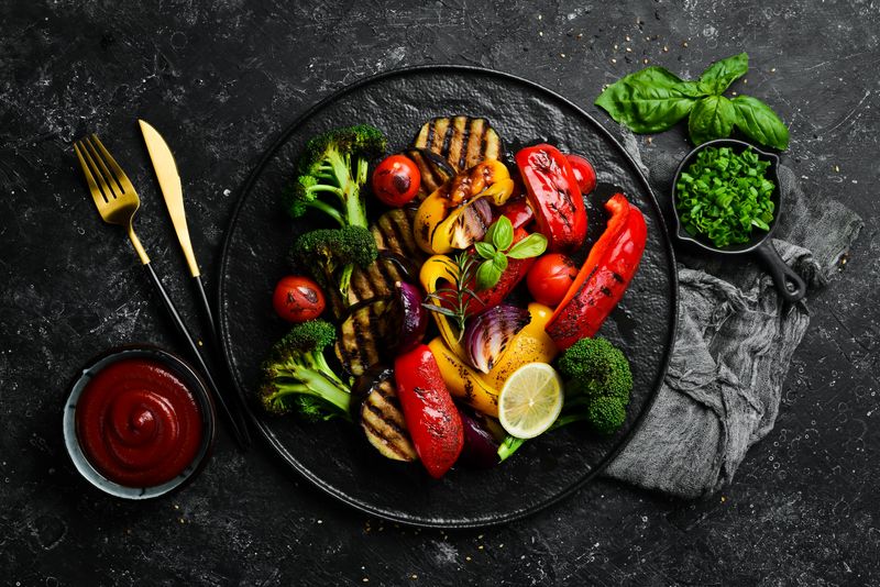 Fill Half Your Plate With Colorful Veggies