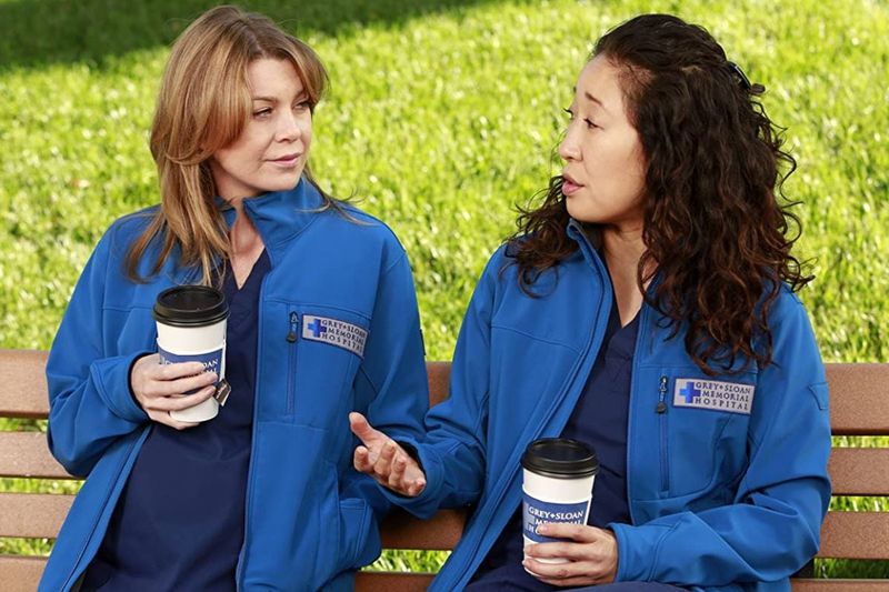 Meredith and Cristina from 