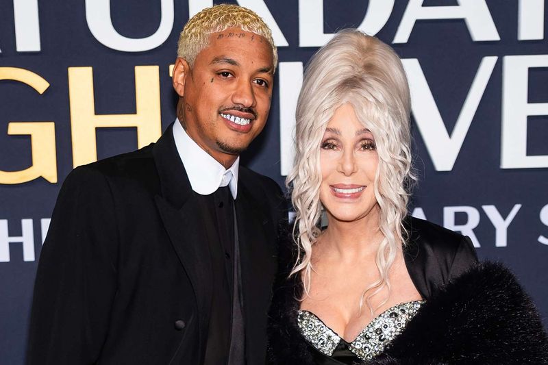 Cher & Alexander Edwards — about 40-year age gap