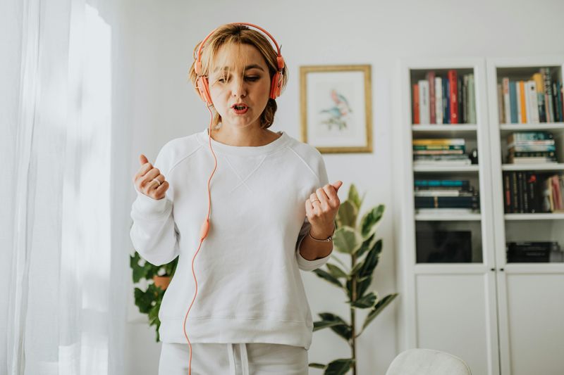 Organized (with a twist) β Music sets time markers (one song for shower, one for outfits)