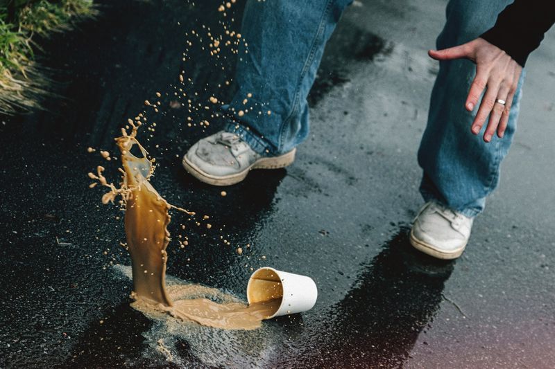 Fake Clumsiness or Stumbling