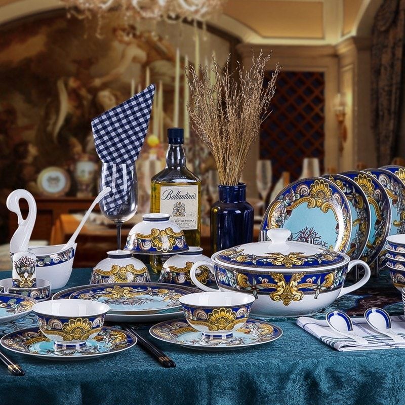 Fine China and Silverware Sets