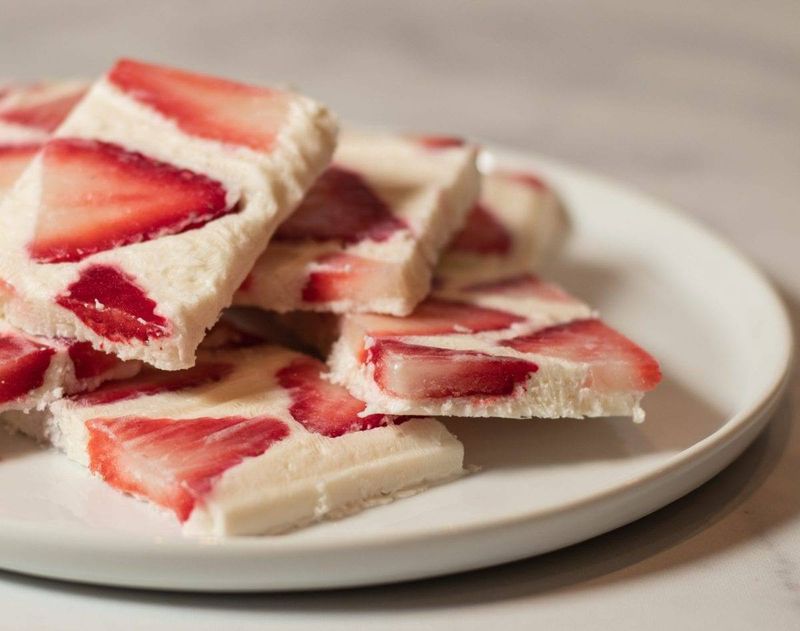 Strawberry Yogurt Bark
