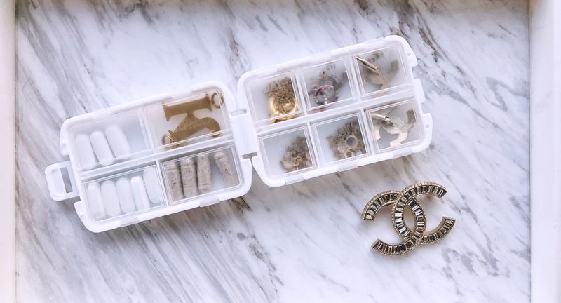 Repurpose a Pill Organizer for Small Items