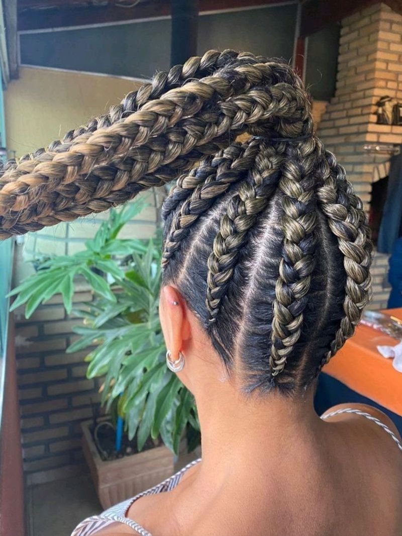 Braided Updo with Extensions