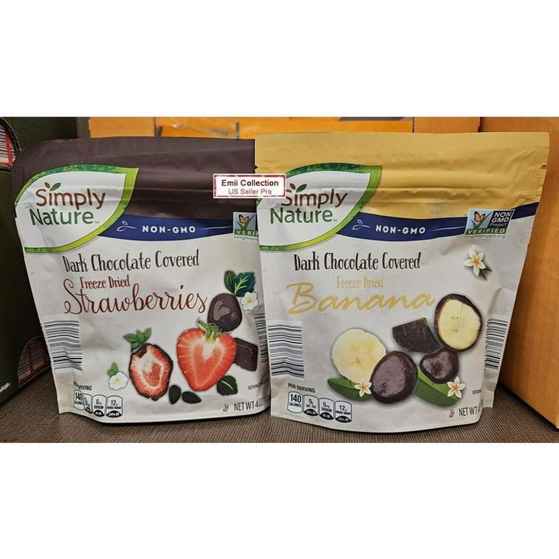 Simply Nature Chocolate-Covered Frozen Dried Fruit