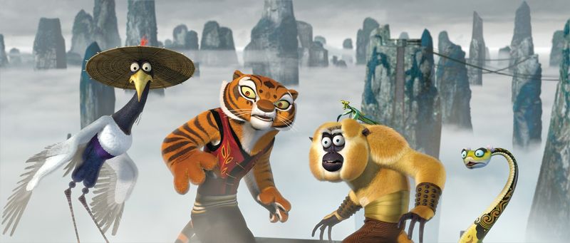 Angelina Jolie as Master Tigress in Kung Fu Panda
