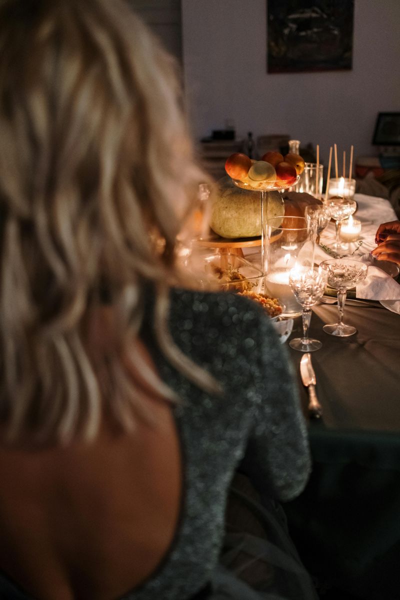 “When I looked across the dinner table and felt like I was sitting with a stranger.”