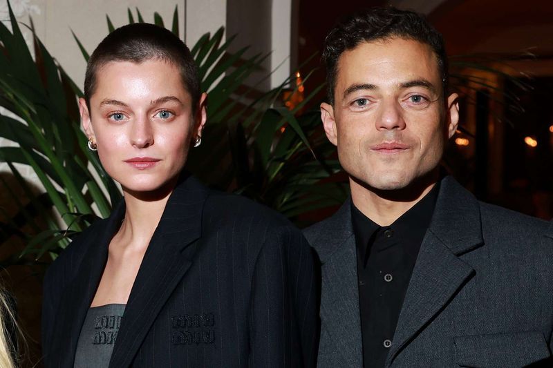 April: Rami Malek & Emma Corrin