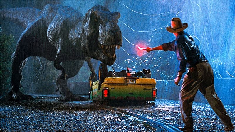 T-Rex Attack – Jurassic Park (1993)