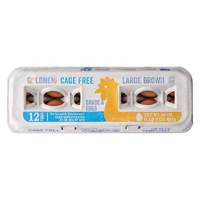 Goldhen Cage Free Large Brown Eggs ($4.29)