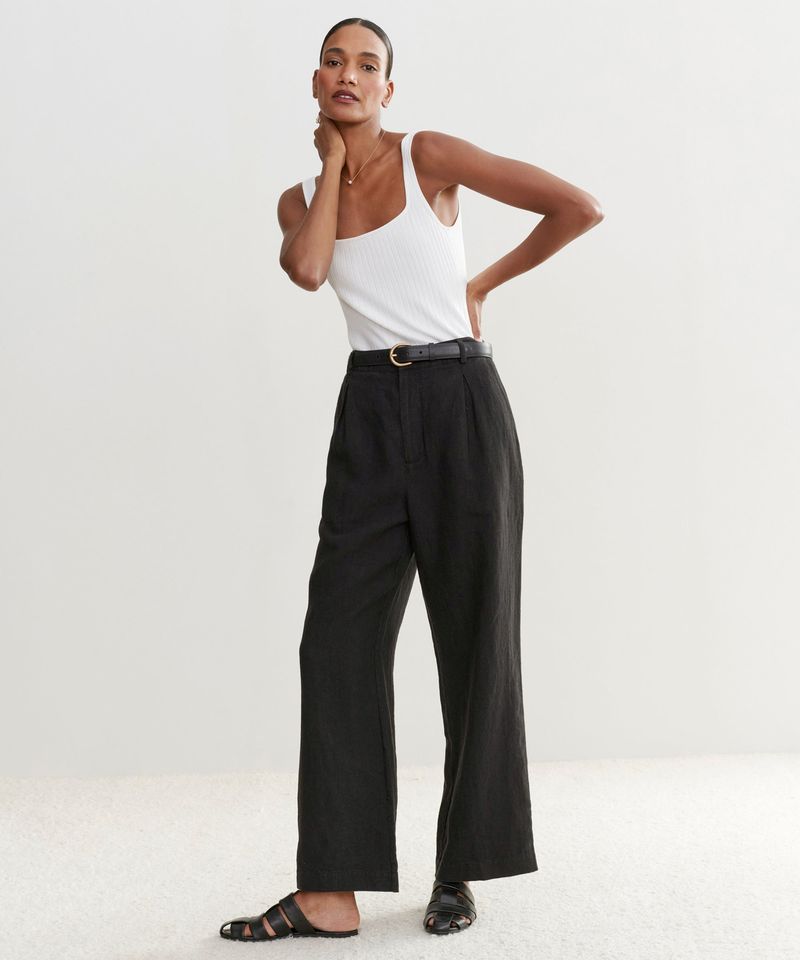 Jenni Kayne Linen Pull-On Pant