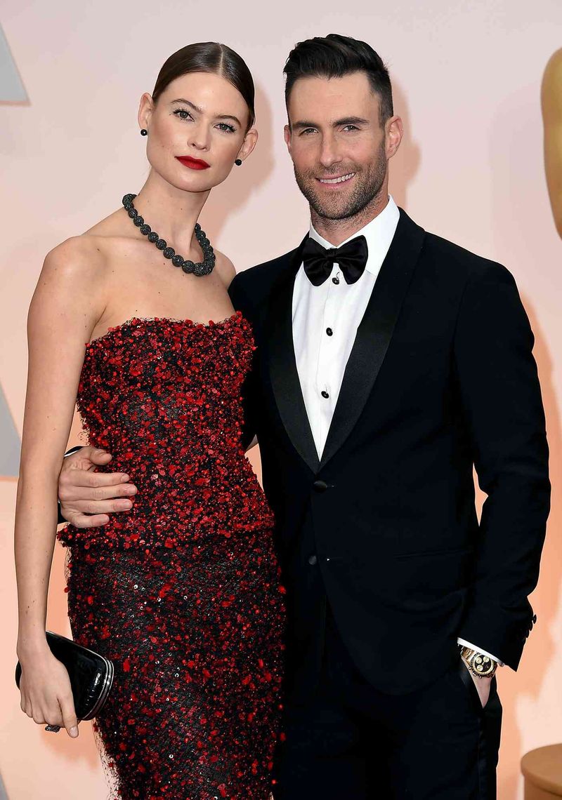 Adam Levine & Behati Prinsloo