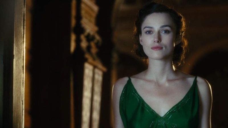 Cecilia's Emerald Green Slip Dress in 'Atonement' (2007)