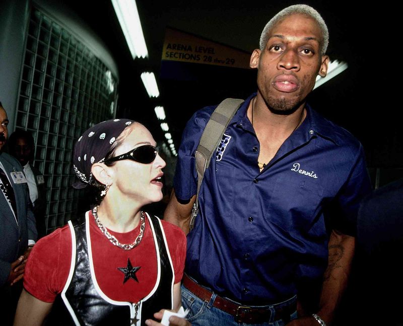 Madonna and Dennis Rodman
