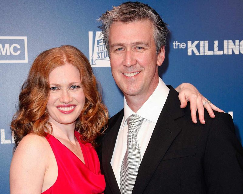 Alan Ruck and Mireille Enos