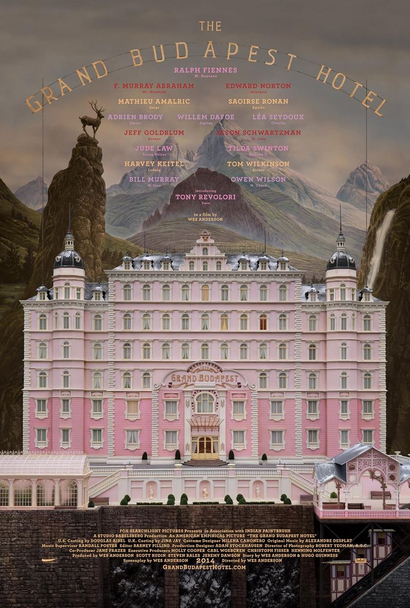 2014 – The Grand Budapest Hotel