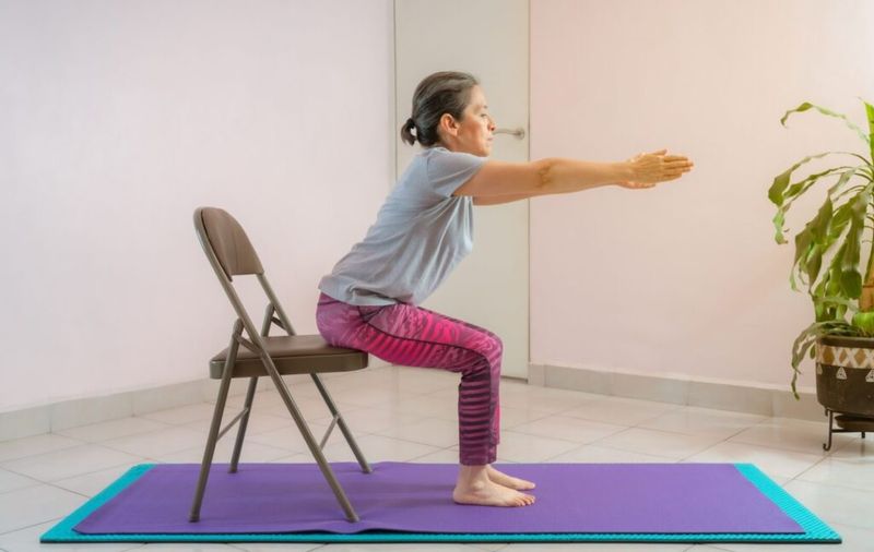 Chair-Assisted Squats