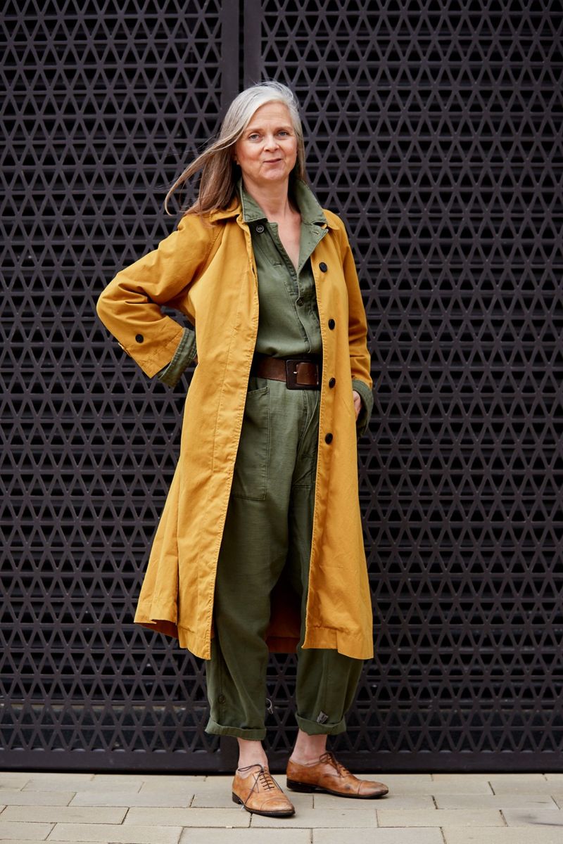 Mustard Yellow + Olive Green