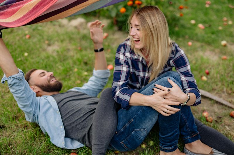 Laughing Together After an Embarrassing Fall