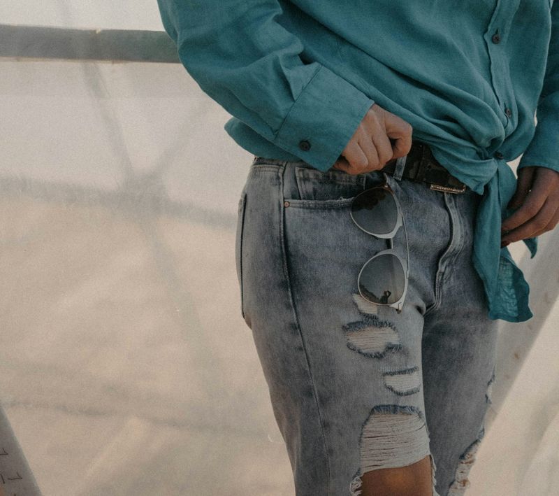 Overly Distressed Denim