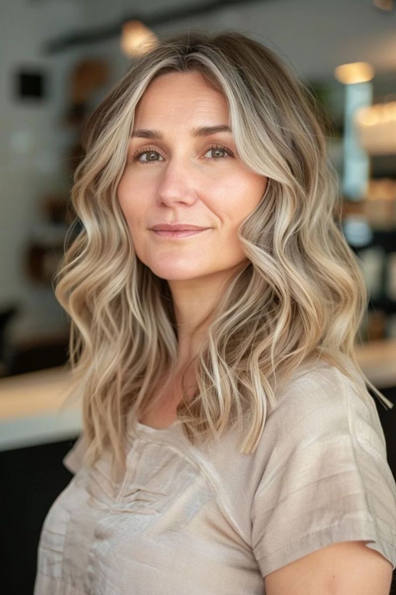 Beige Blonde Balayage