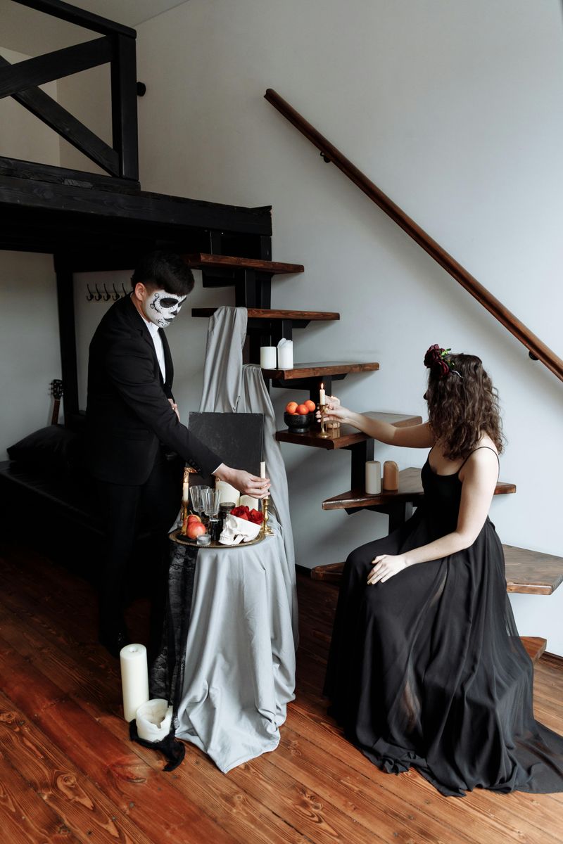 Couple’s Halloween Costumes in Storage