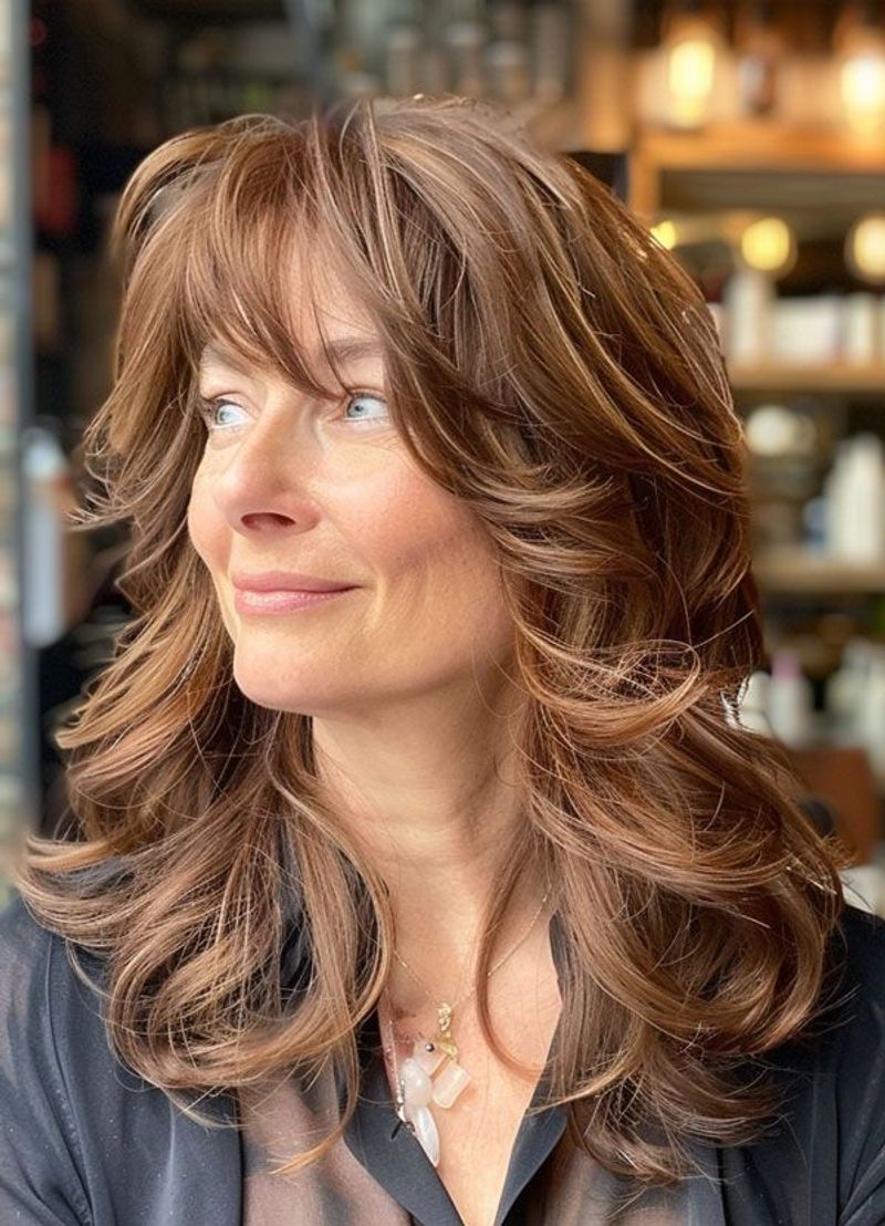 Soft Curls with Long Layers
