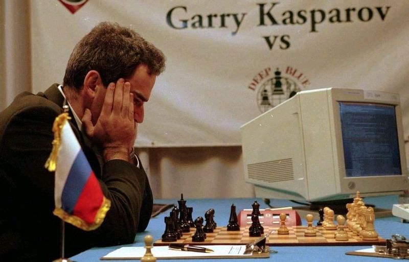 Deep Blue Defeats Garry Kasparov (1997)