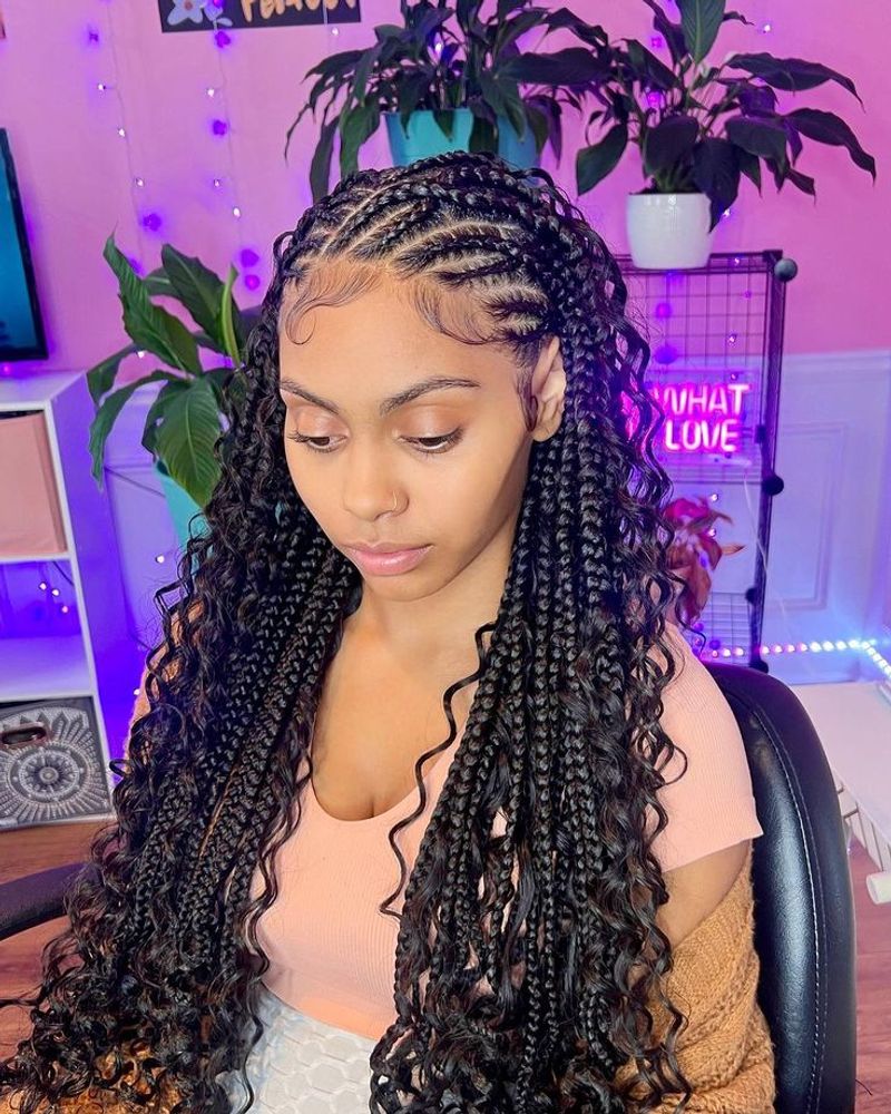 Jumbo Boho Box Braids