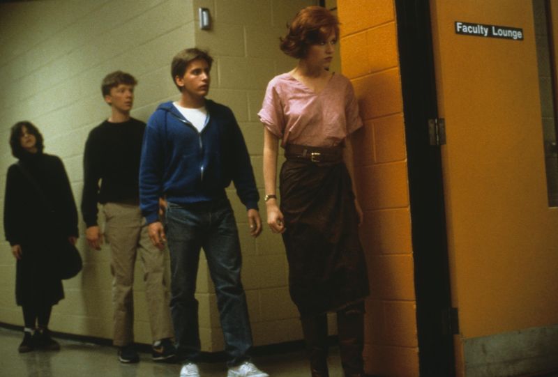 The Breakfast Club (1985) – Bender’s harassment of Claire in the closet scene