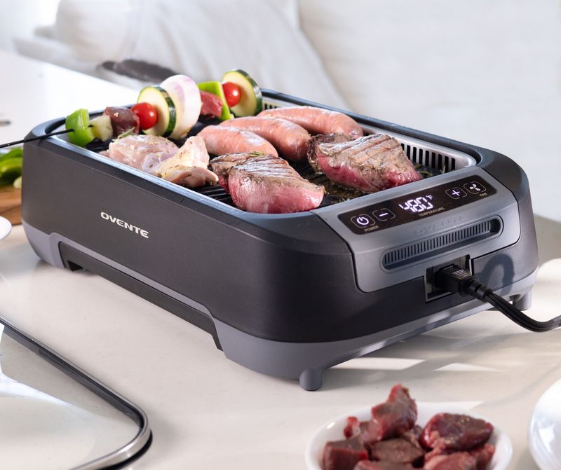Ovente Smokeless Griddle & Grill