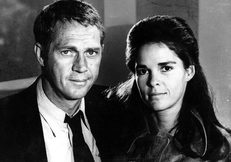 Steve McQueen and Ali MacGraw