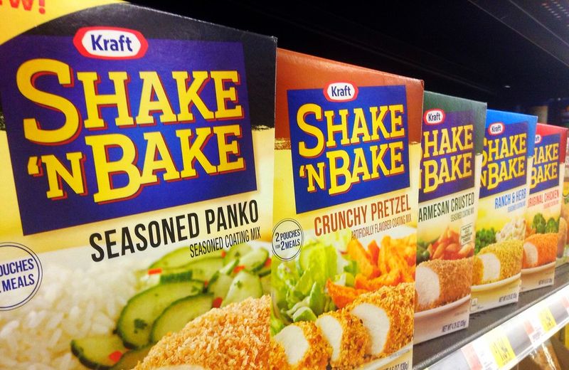 Shake-and-bake style coating mixes