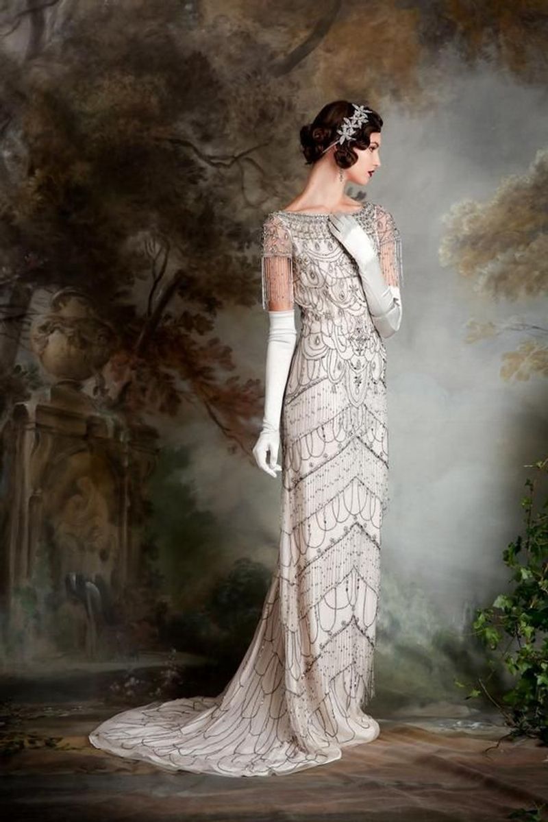 Art Deco Beaded Gown (1920s)