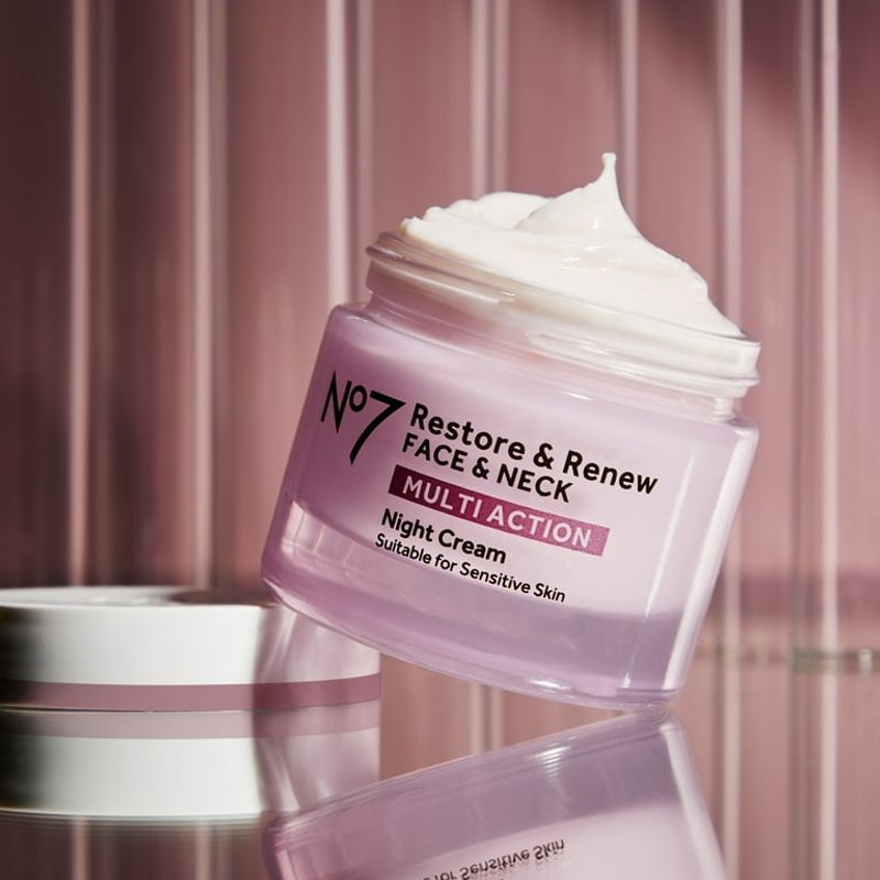 No7 Restore & Renew Face & Neck Multi Action Night Cream