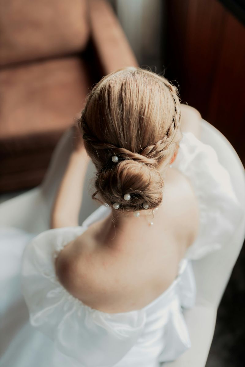 Knotted Low Bun
