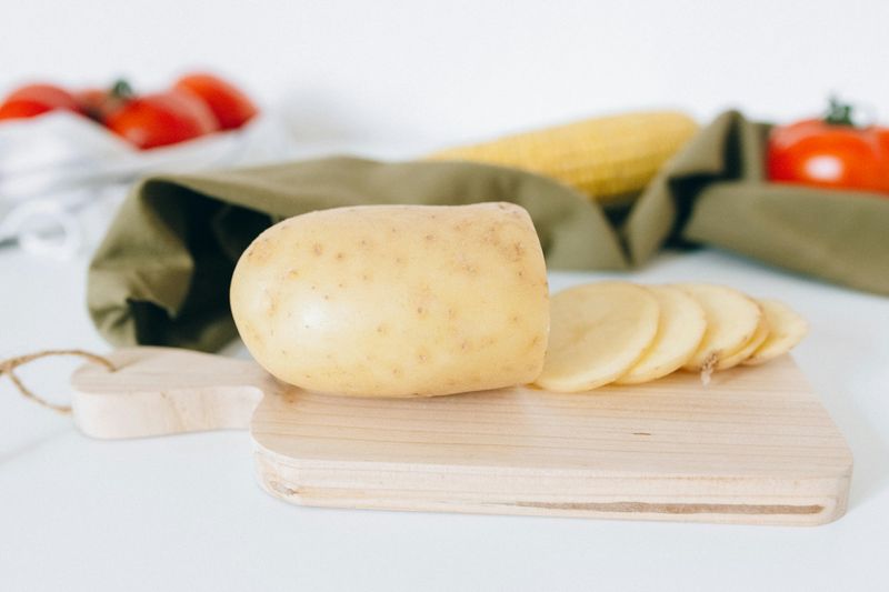 Raw Potato for Brightening Skin