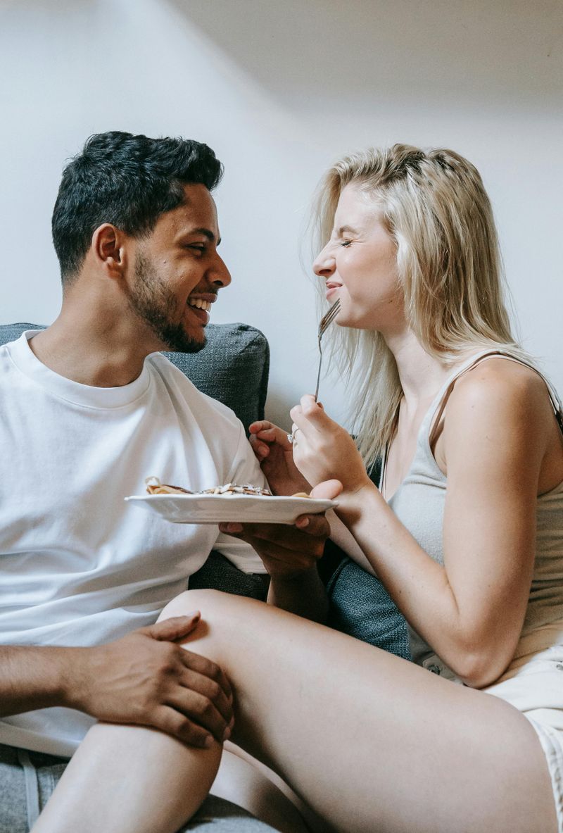 He Looks for Shared Moments of Laughter