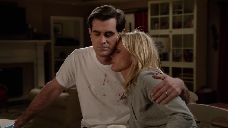 Modern Family — Claire & Phil Dunphy (also Cam & Mitch)