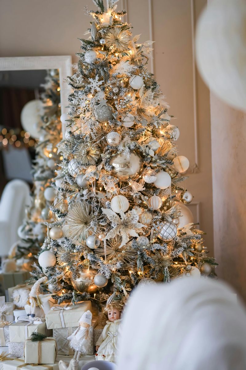 Aluminum Christmas Trees with Color Wheels