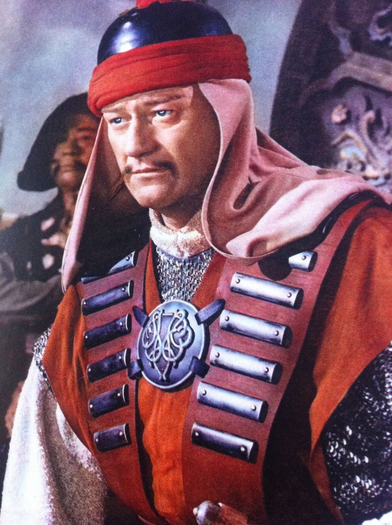 John Wayne as Genghis Khan – The Conqueror (1956)