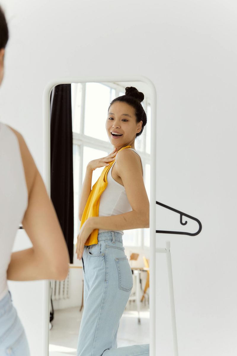 Checking Out Their Body in the Mirror