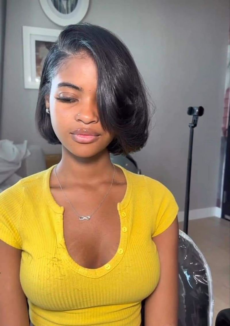 Alternative: Silk Press with Natural Volume