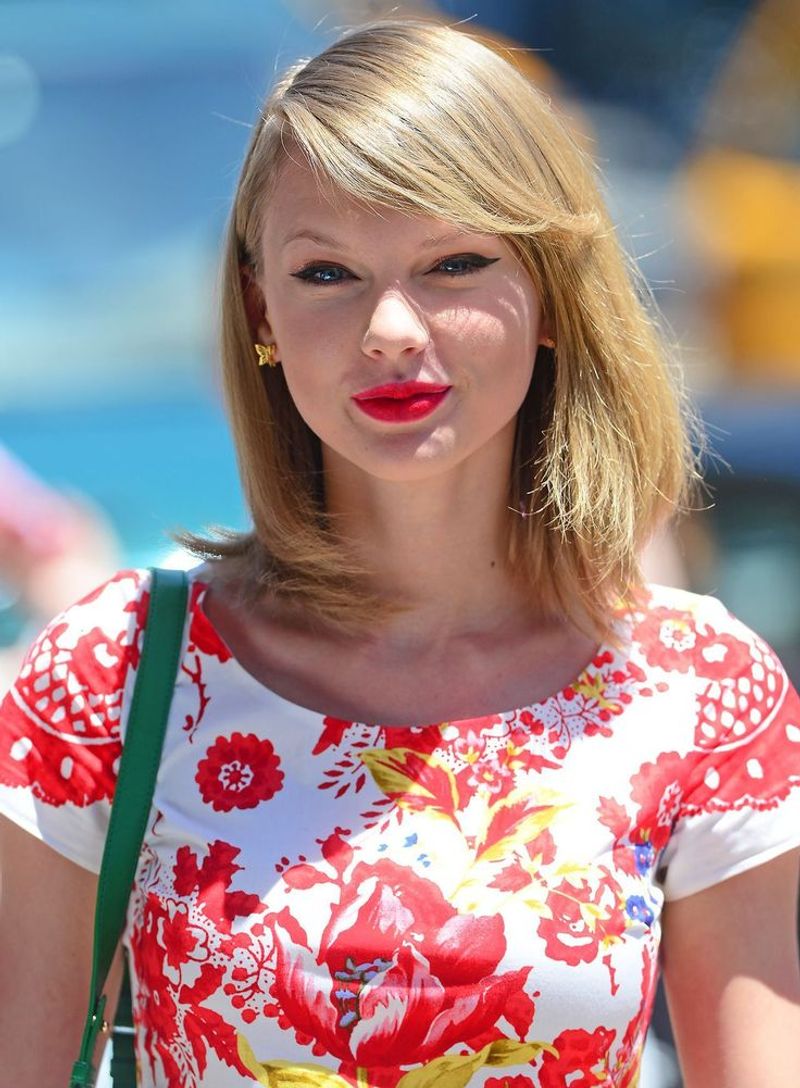 The Side-Swept Bangs